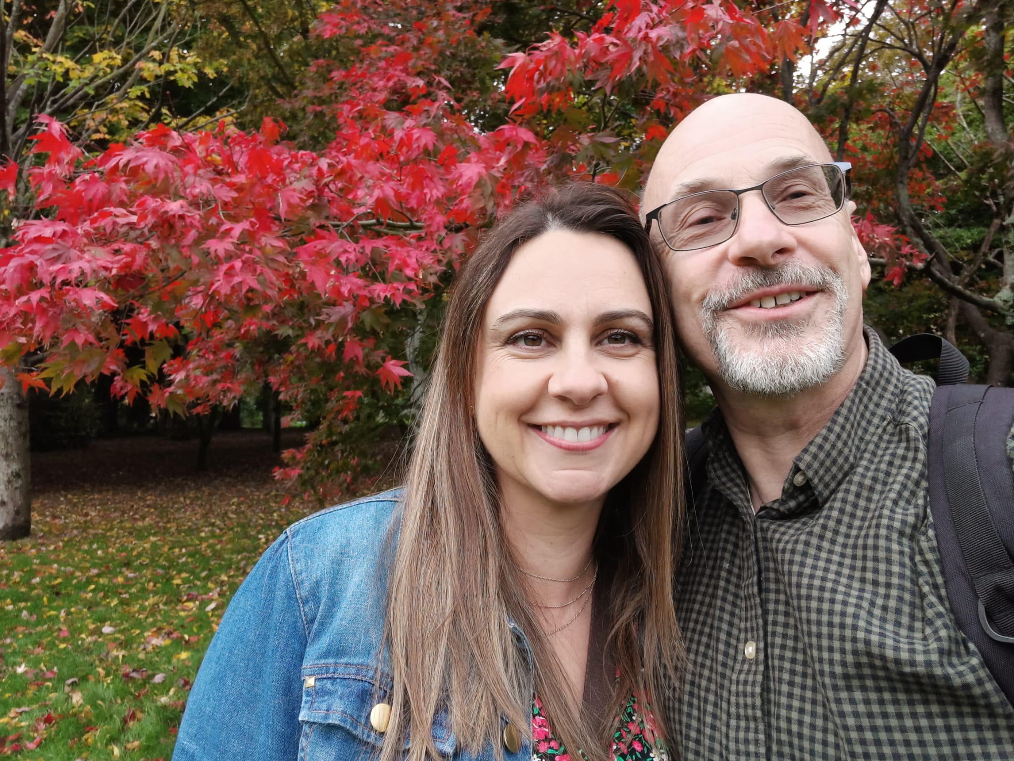 Caroline and Iain on their first date